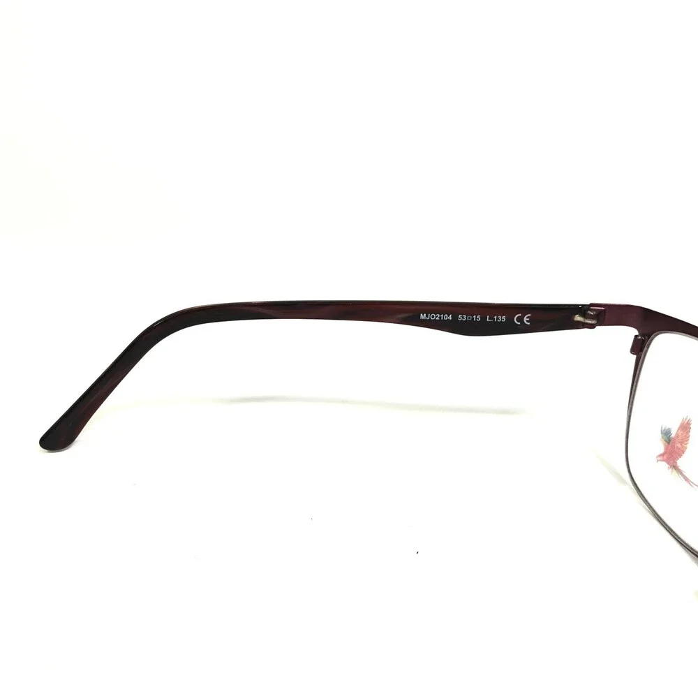 Maui Jim Eyeglasses Frames MJO2104-89M Burgundy Red Purple Cat Eye 53-15-135